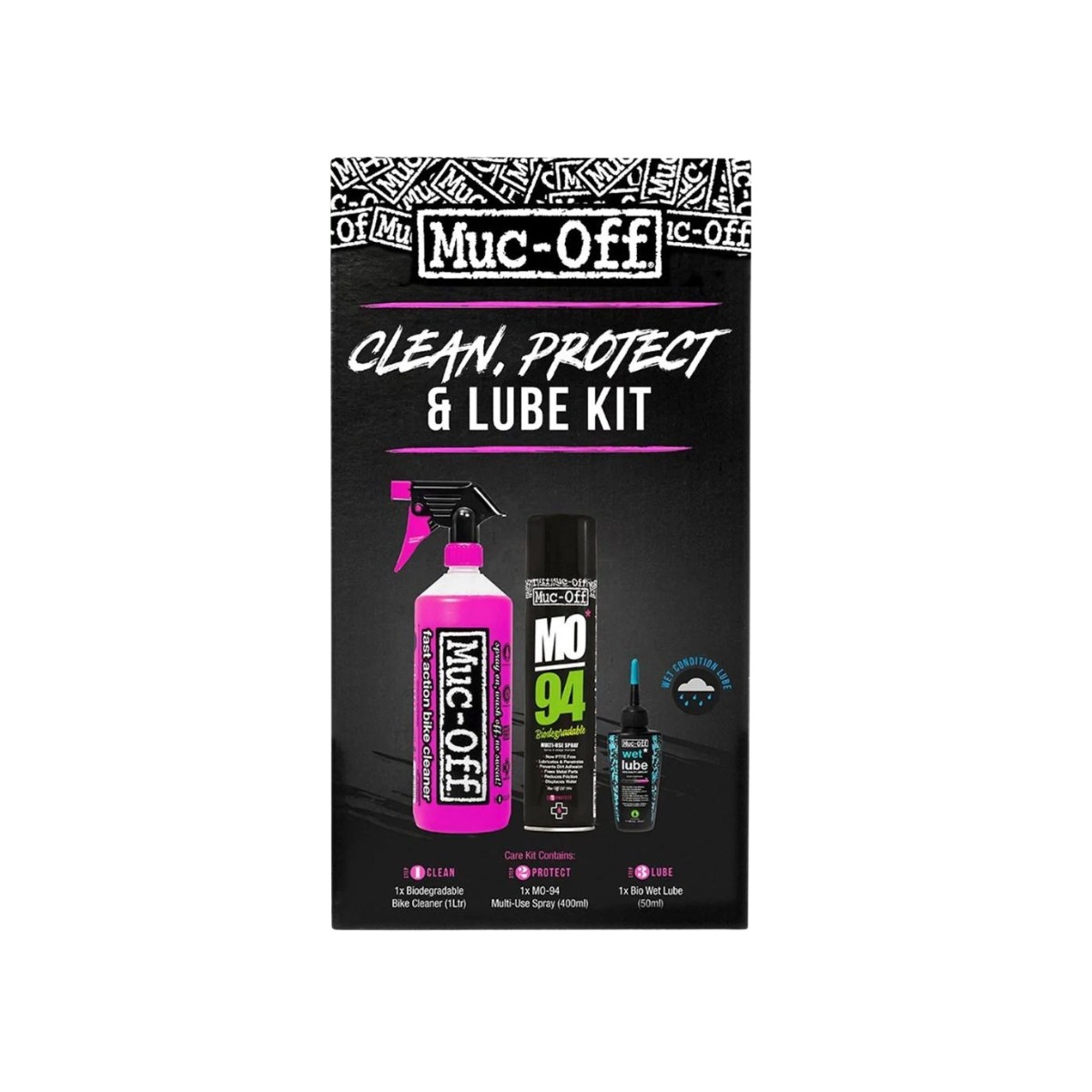 MUC-OFF CLEAN PROTECT & LUBE KIT chain oil