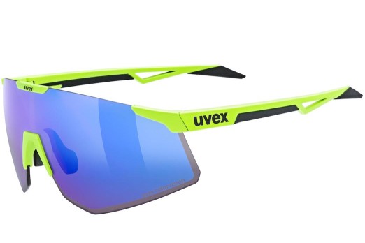 UVEX PACE PERFORM CV sunglasses - yellow matt/blue