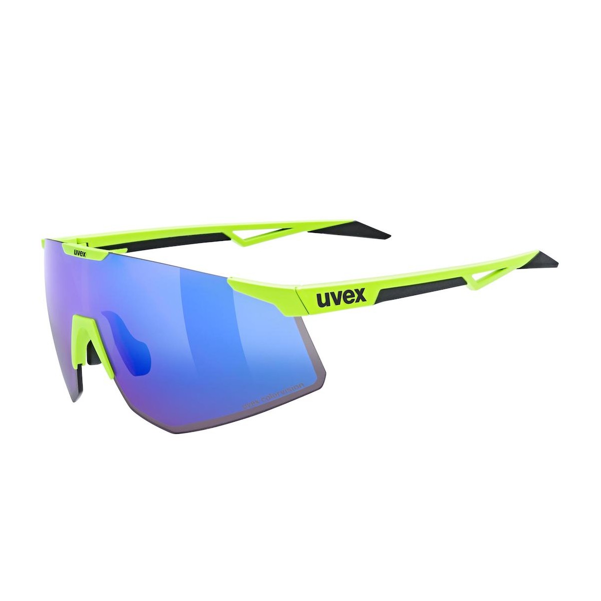 UVEX PACE PERFORM CV sunglasses - yellow matt/blue