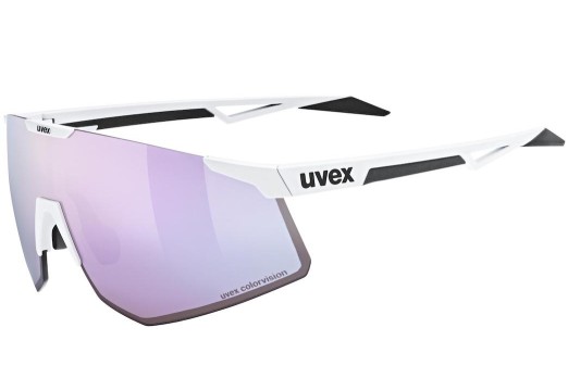 UVEX PACE PERFORM CV sunglasses - white matt/lavanda