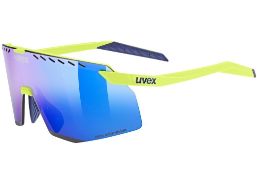 UVEX PACE STAGE CV sunglasses - yellow matt/blue