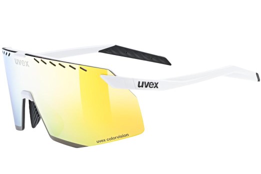 UVEX PACE STAGE CV sunglasses - white matt/yellow