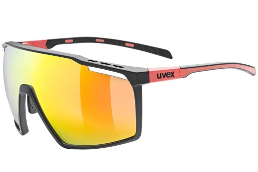 UVEX MTN PERFORM sunglasses - black/red