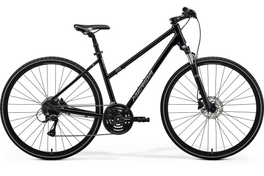 MERIDA CROSSWAY 20 LADY velosipēds - melns/sudrabs - 2024