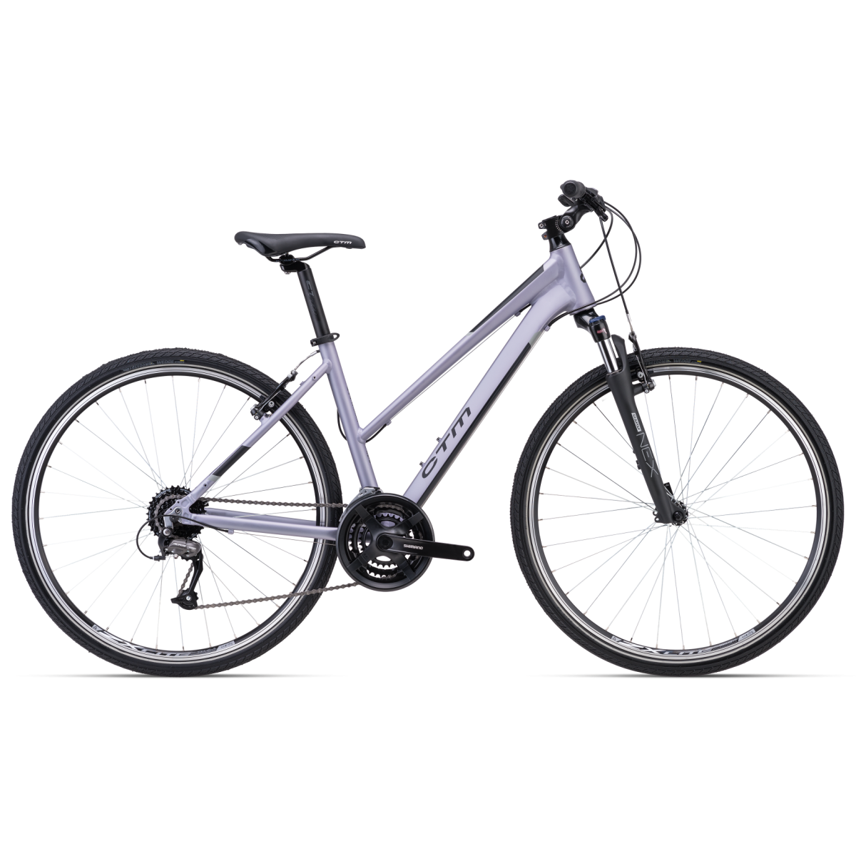 CTM BORA 1.0 28 bicycle - matt light purple pearl - 2023