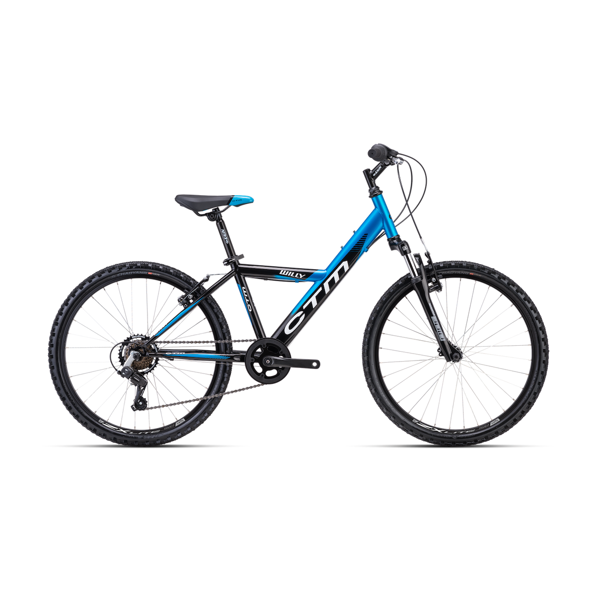 CTM WILLY 24 bērnu velosipēds - melns/zils 2023