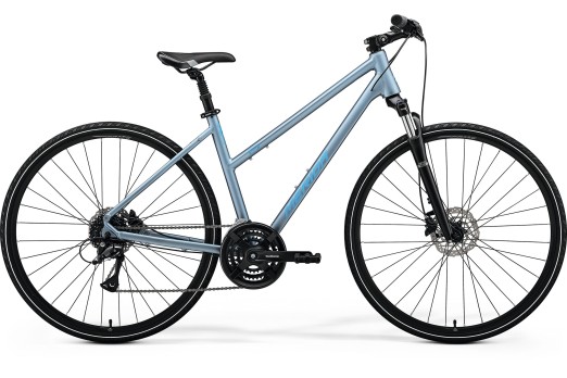 MERIDA CROSSWAY 20 LADY bicycle - silk steel blue - 2024