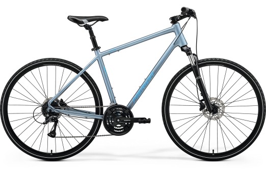 MERIDA CROSSWAY 20 bicycle - silk steel blue - 2024