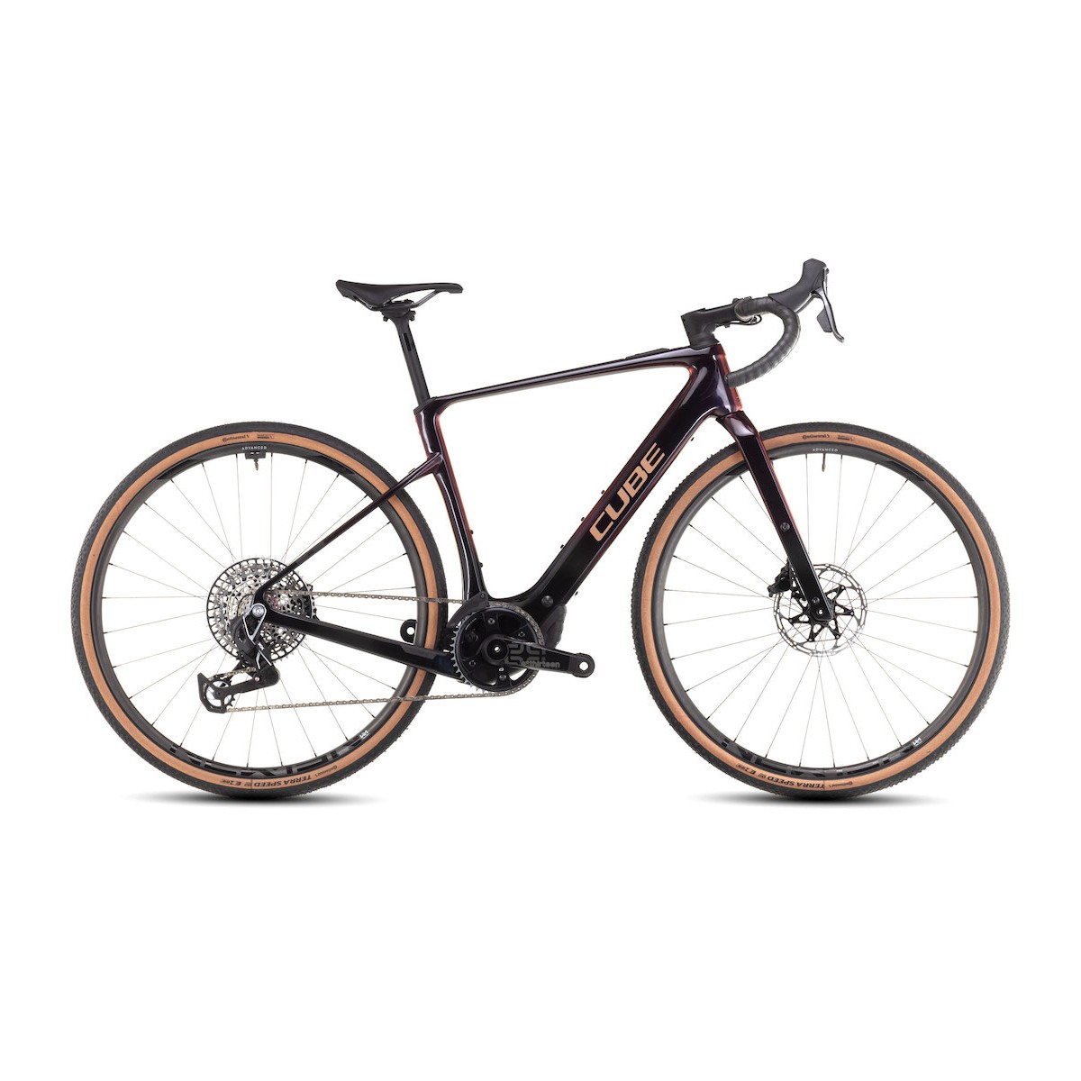 CUBE NUROAD HYBRID C:62 SLT 400X electric bike - solareclipse/bronze 2024