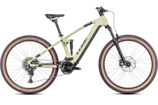 CUBE STEREO HYBRID 120 ONE 750 electric bicycle - olive/green 2024