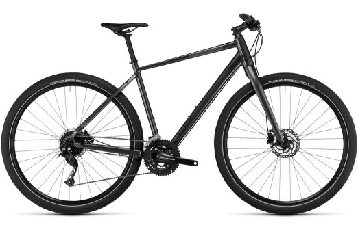 CUBE HYDE velosipēds - graphite/black 2024